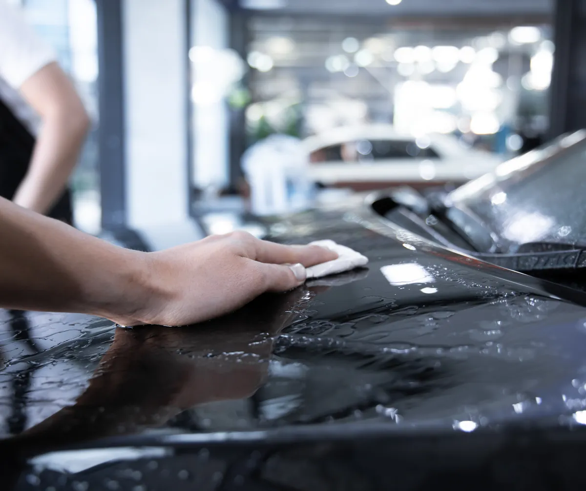 Surface preparation and cleaning before paint application